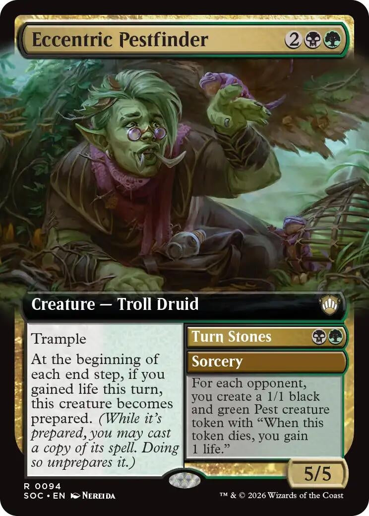 Eccentric Pestfinder (Extended Art) (94) (Secrets of Strixhaven) - PokeBox USA