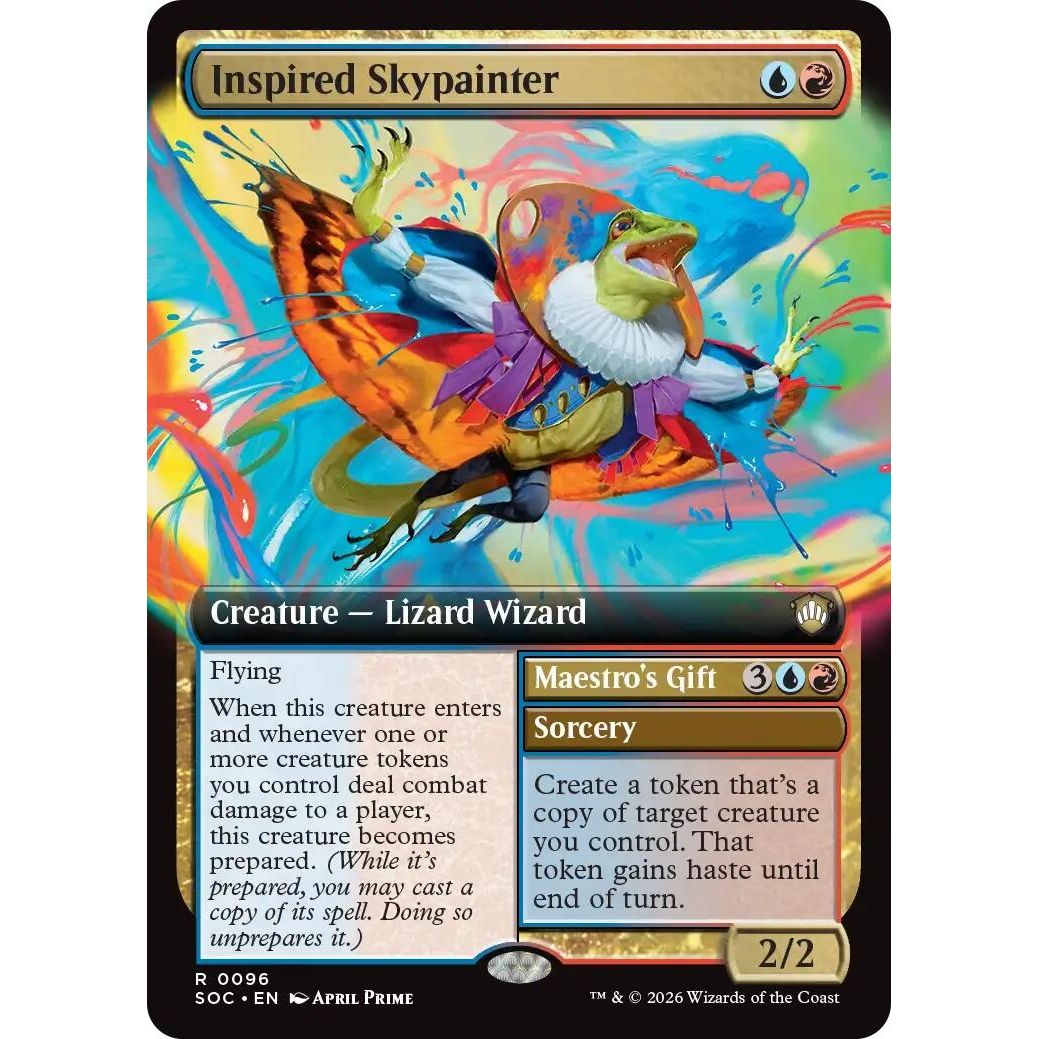 Inspired Skypainter (Extended Art) (96) (Secrets of Strixhaven) - PokeBox USA