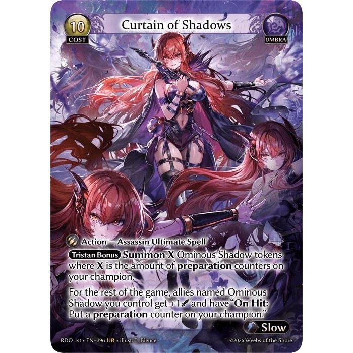 Image for Curtain of Shadows (396) (Radiant Origins) - Grand Archive TCG