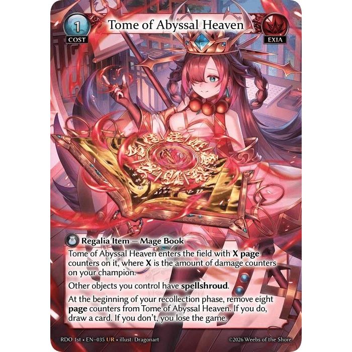 Image for Tome of Abyssal Heaven (35) (Radiant Origins) - Grand Archive TCG