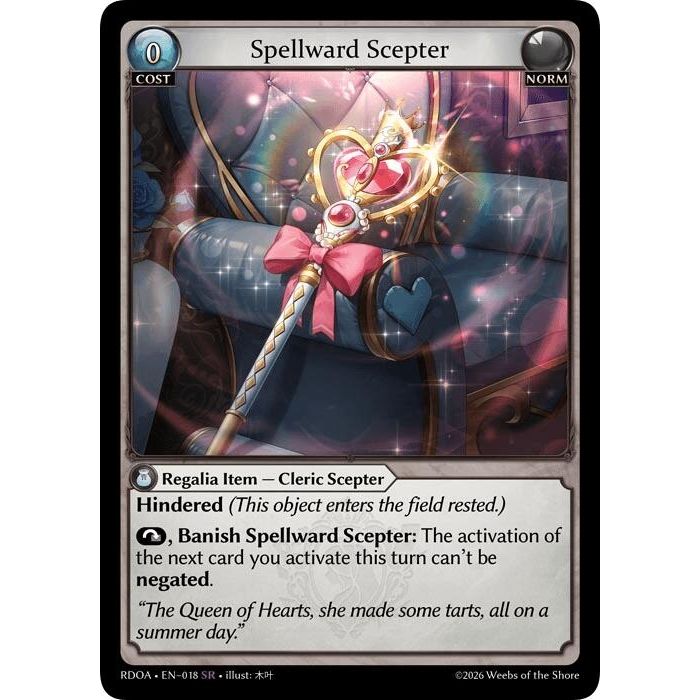 Image for Spellward Scepter (018) (Radiant Origins) - Grand Archive TCG