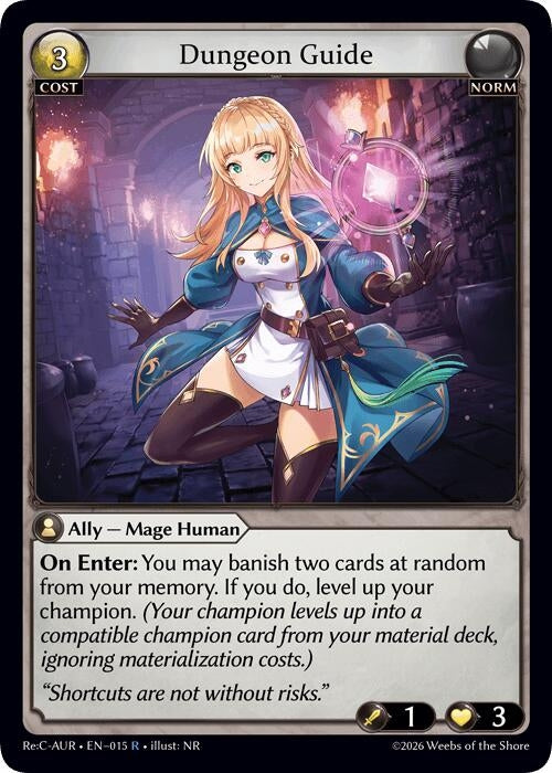 Image for Dungeon Guide (015) (Mordred Re: Collection, Aurelian Regent) (AURR) - Grand Archive TCG