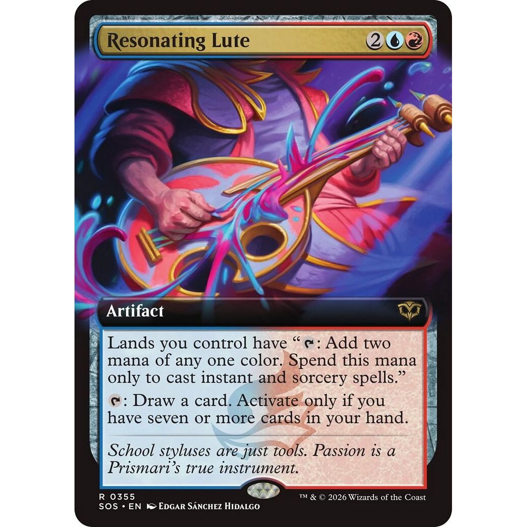 Resonating Lute (Extended Art) (355) (Secrets of Strixhaven) - PokeBox USA
