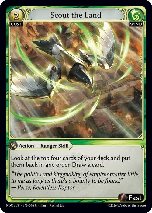 Image for Scout the Land (016) (Radiant Origins Event Pack) (RDOEVP) - Grand Archive TCG
