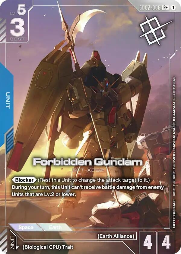 Image for Forbidden Gundam (Store Tournament Winner Pack 04) (GD02-006) (Gundam Promotional Cards) (GCG-PR) - Gundam Card Game