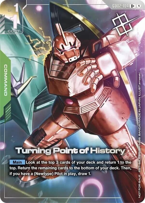 Image for Turning Point of History (Store Tournament Winner Pack 04) (GD02-104) (Gundam Promotional Cards) (GCG-PR) - Gundam Card Game