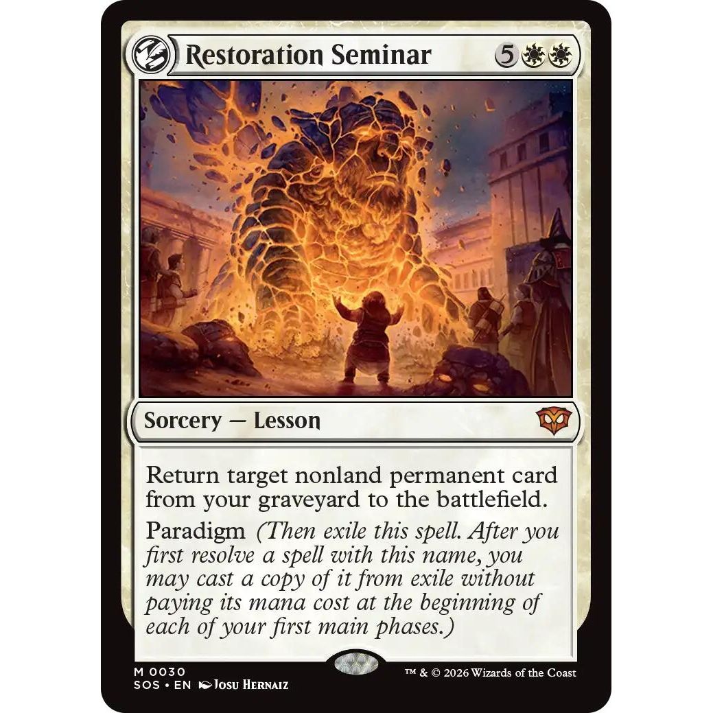 Restoration Seminar (30) (Secrets of Strixhaven) - PokeBox USA