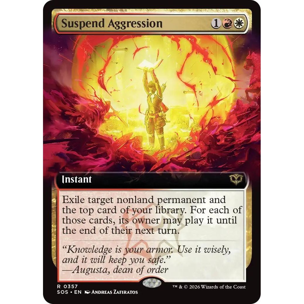Suspend Aggression (Extended Art) (357) (Secrets of Strixhaven) - PokeBox USA