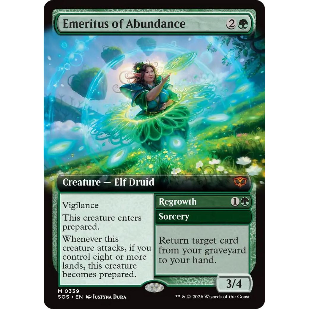Emeritus of Abundance (Extended Art) (339) (Secrets of Strixhaven) - PokeBox USA