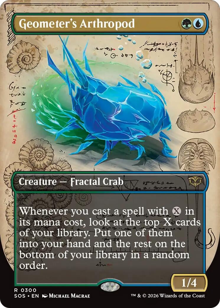 Geometer's Arthropod (Borderless) (300) (Secrets of Strixhaven) - PokeBox USA