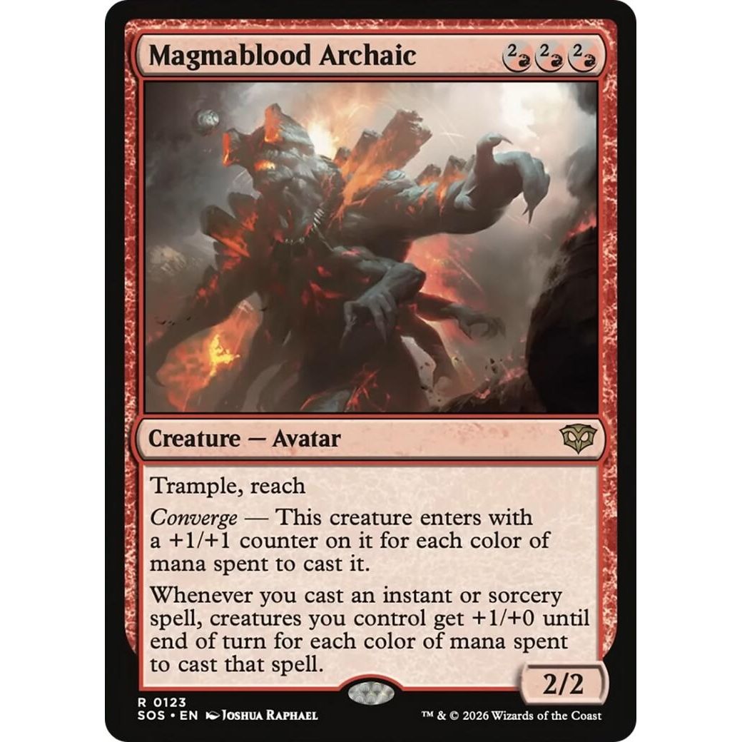 Magmablood Archaic (123) (Secrets of Strixhaven) - PokeBox USA