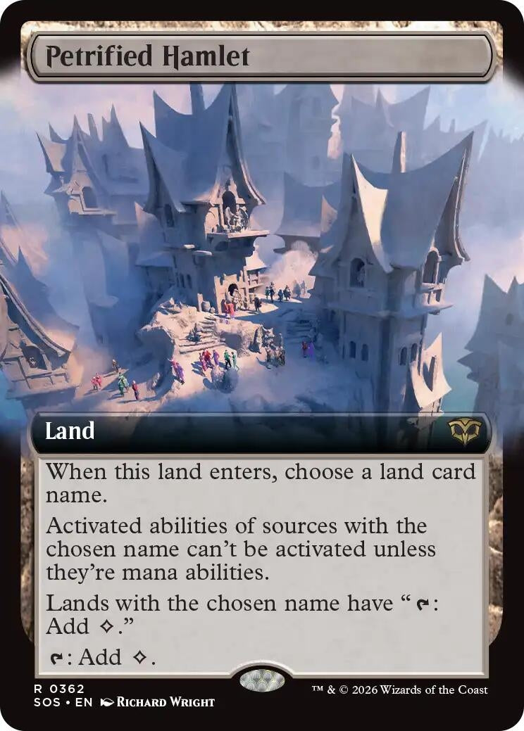 Petrified Hamlet (Extended Art) (362) (Secrets of Strixhaven) - PokeBox USA