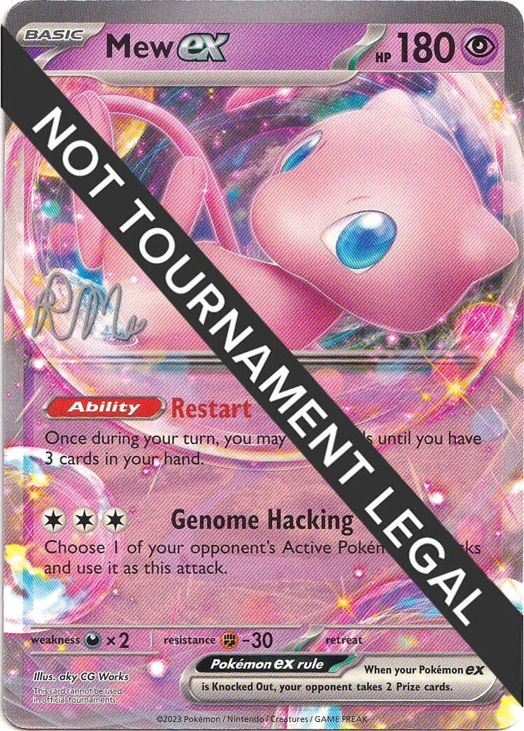Image for Mew ex - 2025 (Riley McKay) (World Championship Decks) (WCD) - Pokemon