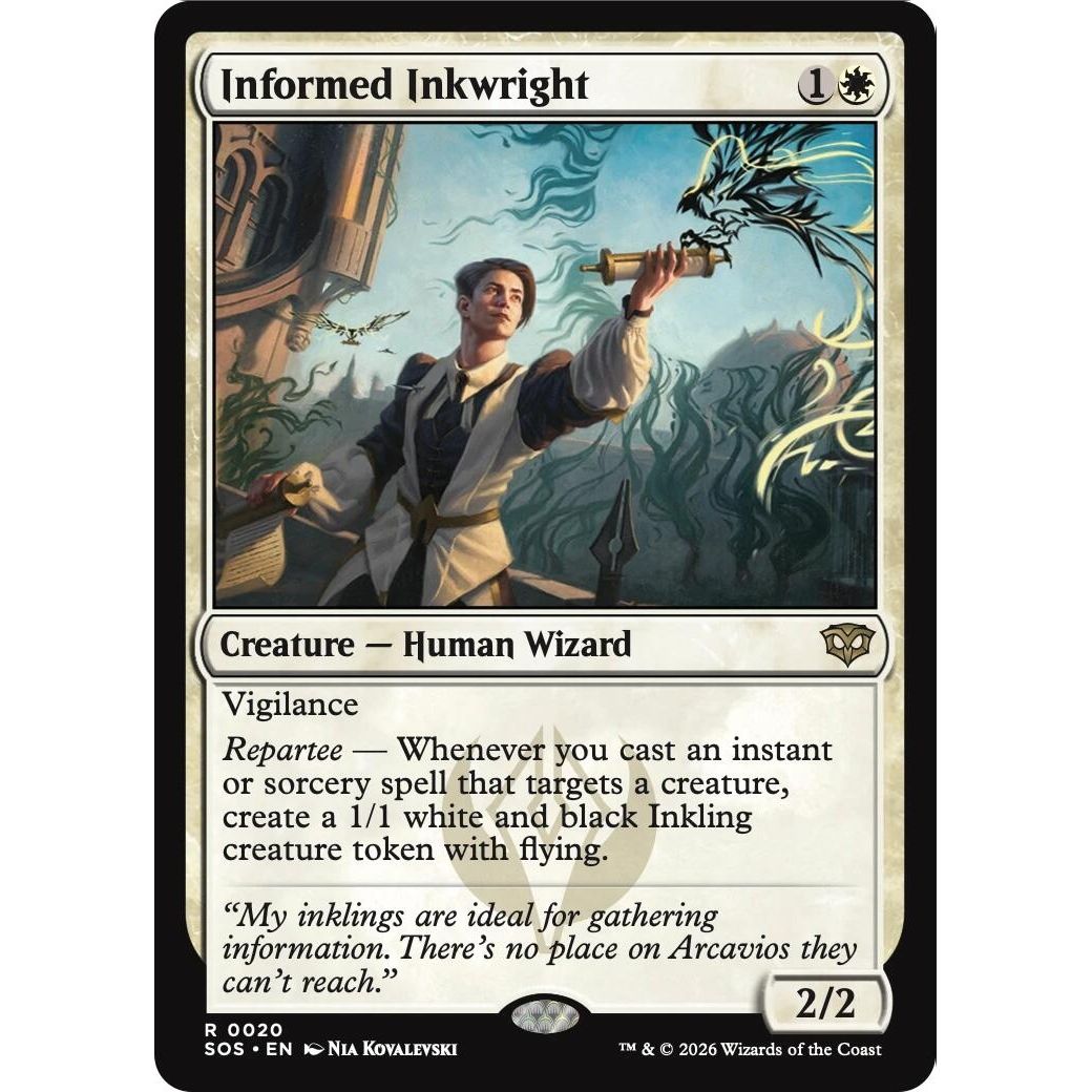Informed Inkwright (20) (Secrets of Strixhaven) - PokeBox USA