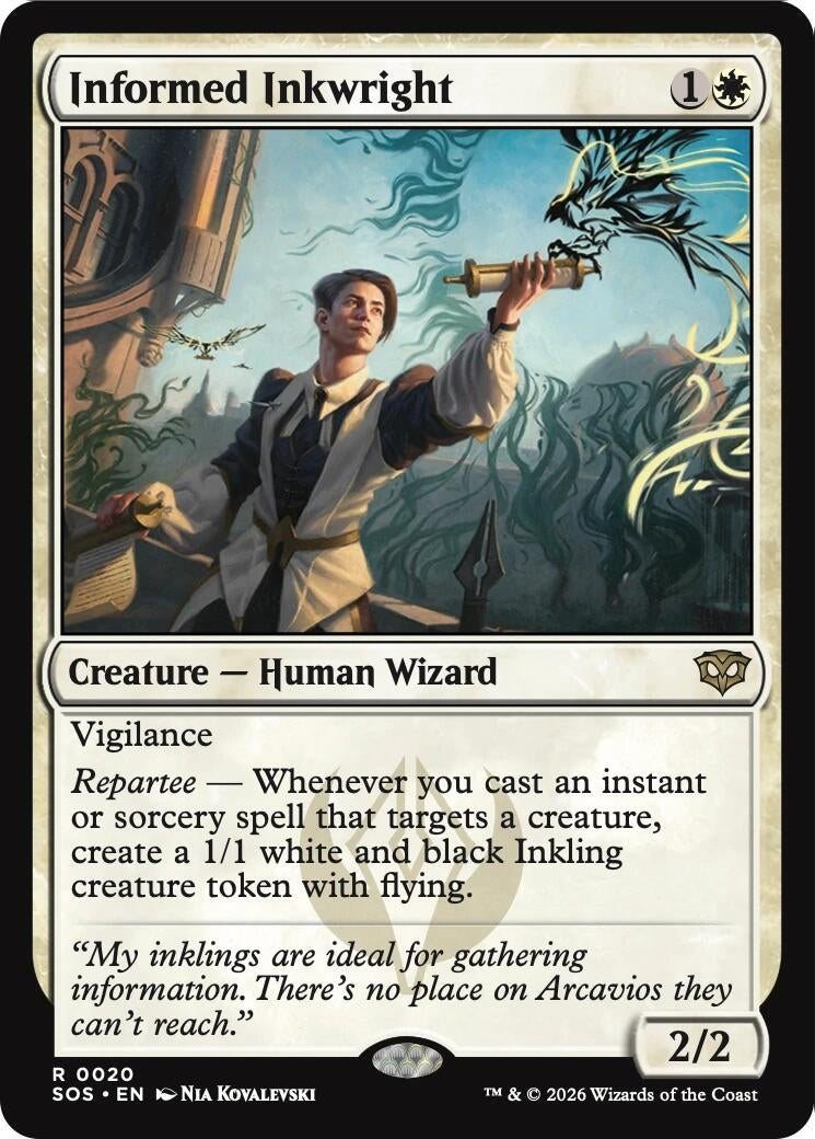Informed Inkwright (20) (Secrets of Strixhaven) - PokeBox USA