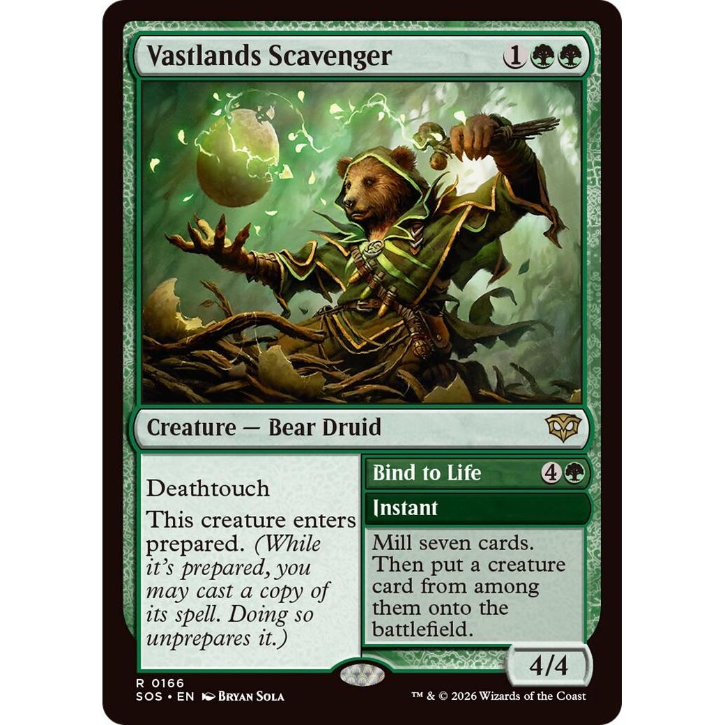 Vastlands Scavenger (166) (Secrets of Strixhaven) - PokeBox USA