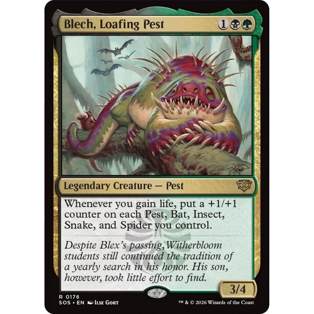 Blech, Loafing Pest (176) (Secrets of Strixhaven) - PokeBox USA