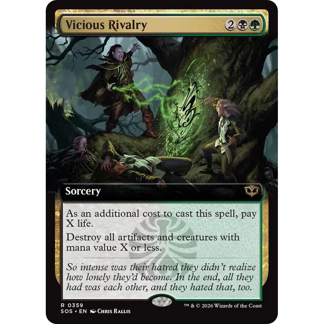 Vicious Rivalry (Extended Art) (359) (Secrets of Strixhaven) - PokeBox USA