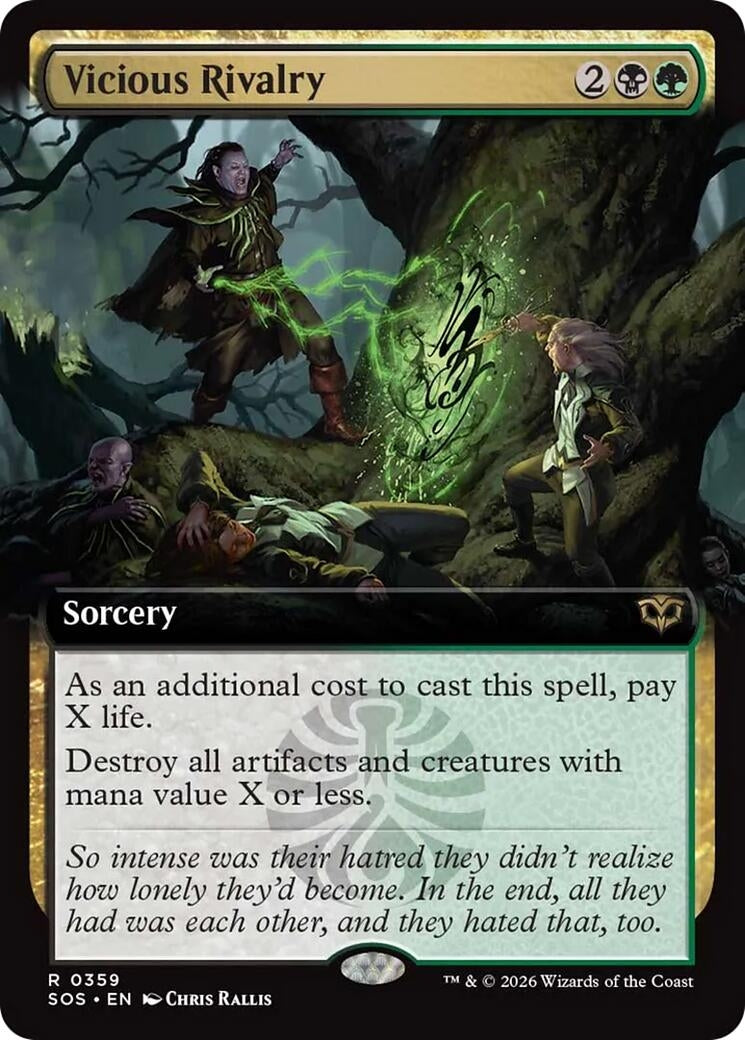 Vicious Rivalry (Extended Art) (359) (Secrets of Strixhaven) - PokeBox USA