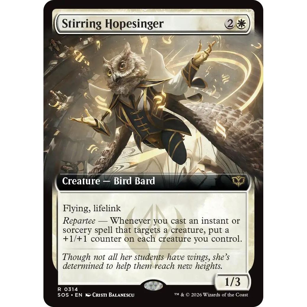 Stirring Hopesinger (Extended Art) (314) (Secrets of Strixhaven) - PokeBox USA