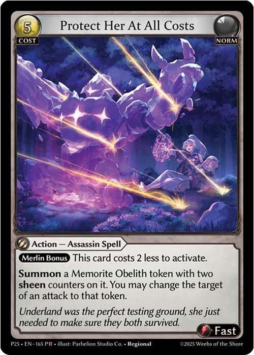 Image for Protect Her At All Costs (165) (Promotional Cards) (P) - Grand Archive TCG