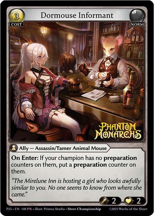Image for Dormouse Informant (148) (Promotional Cards) (P) - Grand Archive TCG