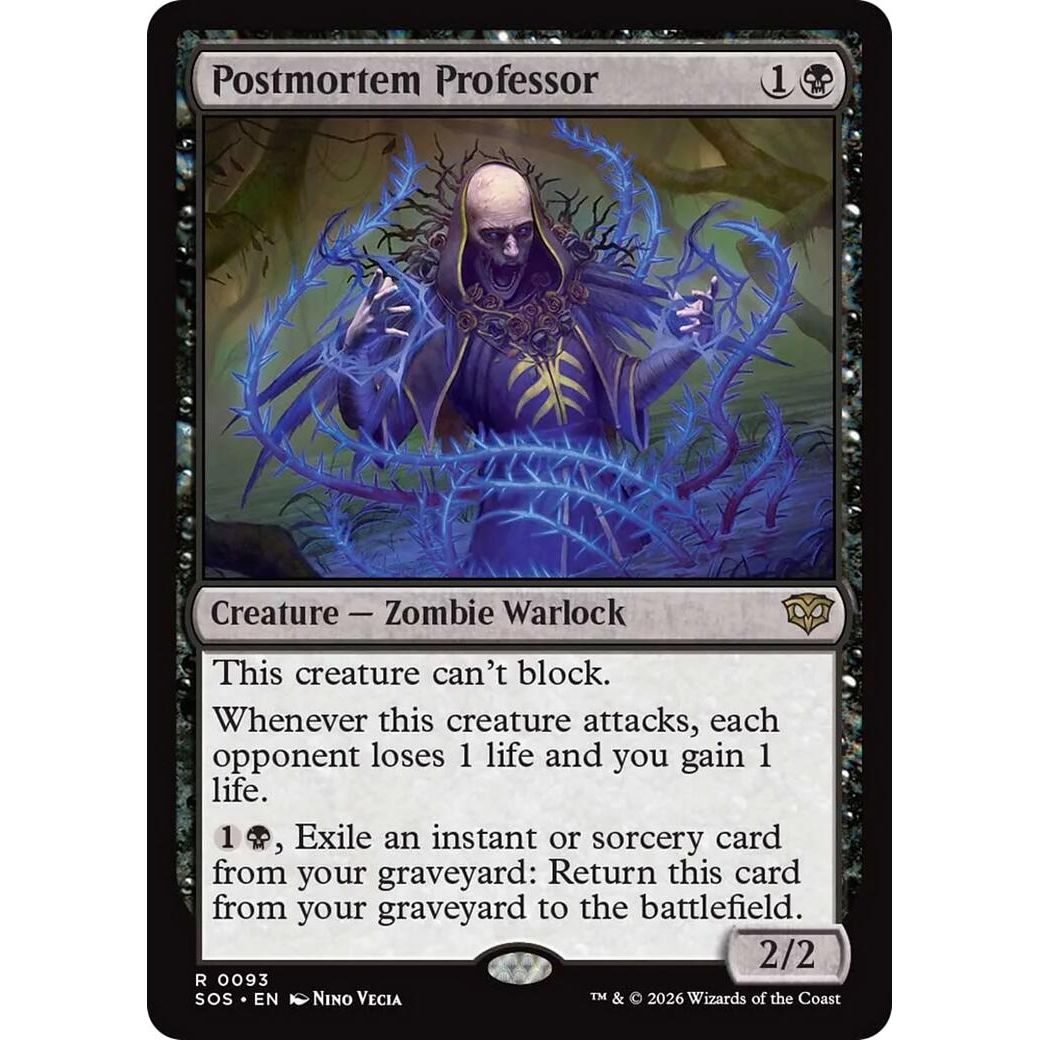 Postmortem Professor (93) (Secrets of Strixhaven) - PokeBox USA