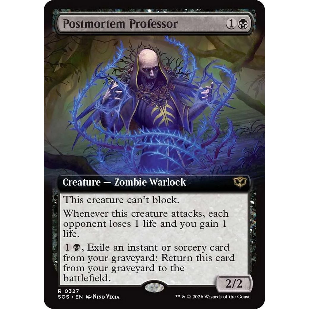 Postmortem Professor (Extended Art) (327) (Secrets of Strixhaven) - PokeBox USA