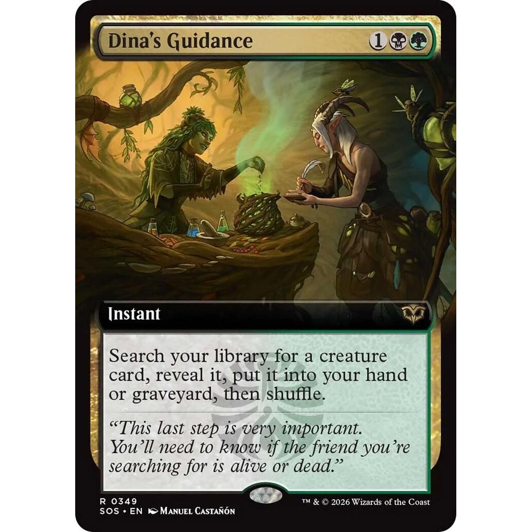 Dina's Guidance (Extended Art) (349) (Secrets of Strixhaven) - PokeBox USA