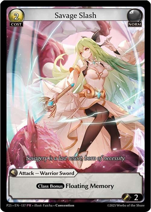 Image for Savage Slash (137) (Promotional Cards) (P) - Grand Archive TCG