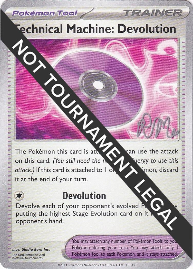 Image for Technical Machine: Devolution - 2025 (Riley McKay) (World Championship Decks) (WCD) - Pokemon