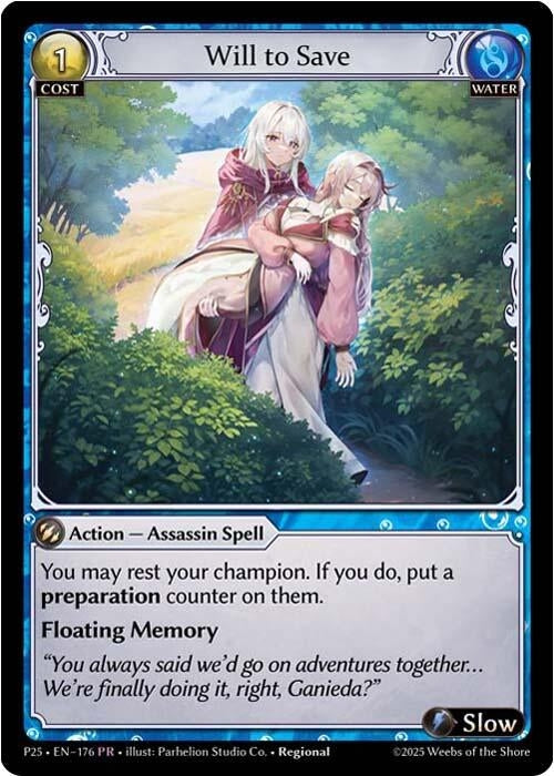 Image for Will to Save (176) (Promotional Cards) (P) - Grand Archive TCG