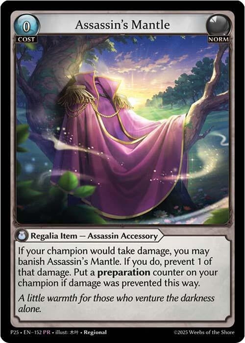 Image for Assassin's Mantle (152) (152) (Promotional Cards) (P) - Grand Archive TCG