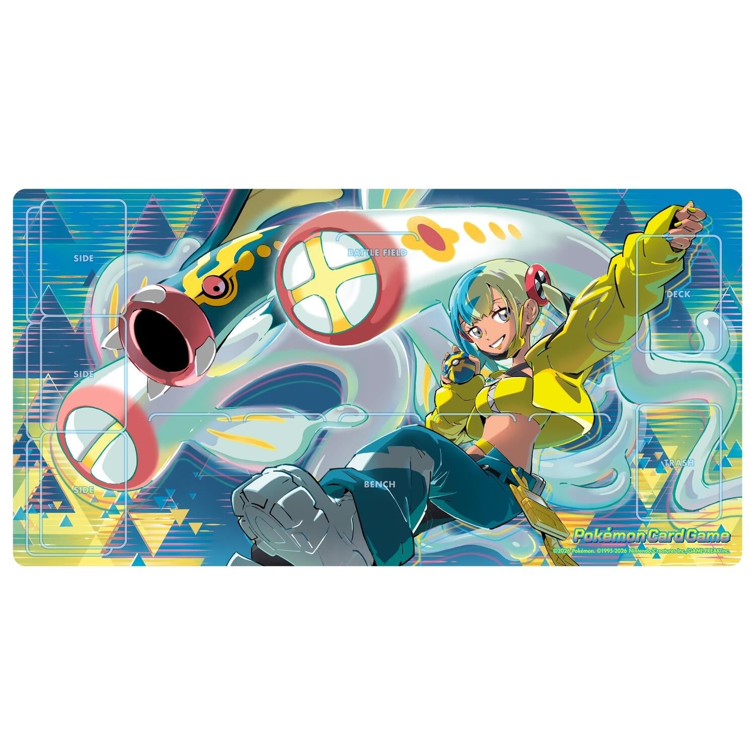Image for Pokemon TCG: Pokemon Center Japan Exclusive - Canary & Mega Eelektross - Playmats