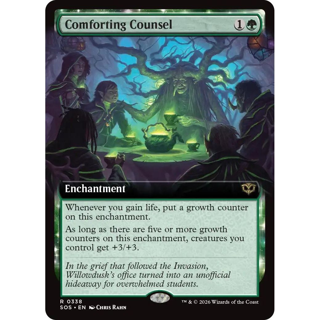 Comforting Counsel (Extended Art) (338) (Secrets of Strixhaven) - PokeBox USA