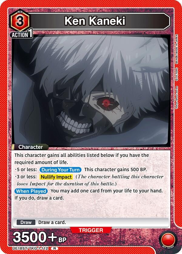 Image for Ken Kaneki (112) (UE18ST/TKG-1-112) (UE18ST: Tokyo Ghoul Starter Deck) (UE18ST) - Union Arena