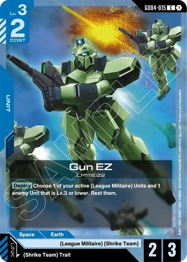 Image for Gun EZ (GD04-015) (Phantom Aria) (GD04) - Gundam Card Game