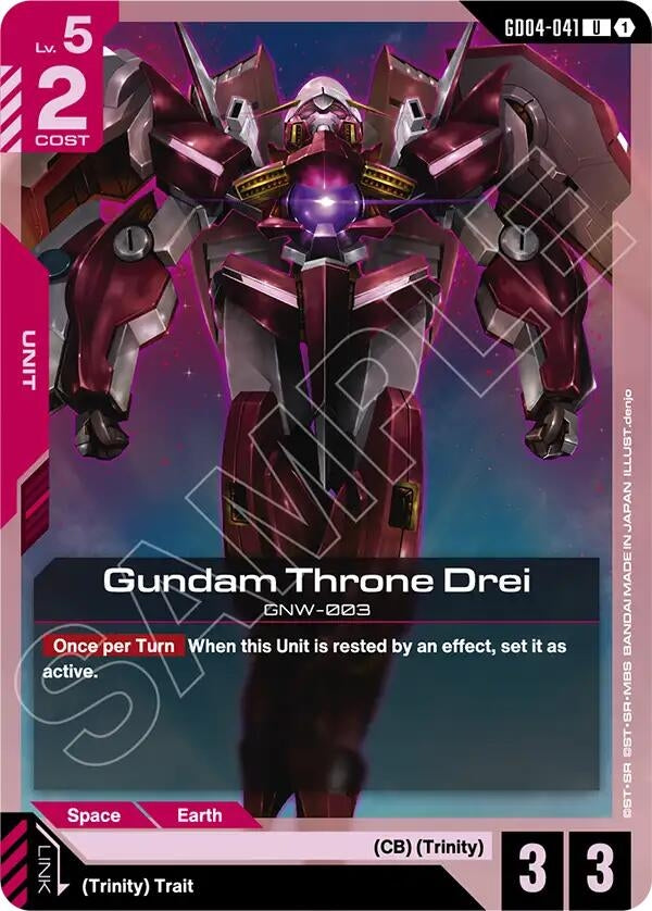 Image for Gundam Throne Drei (GD04-041) (Phantom Aria) (GD04) - Gundam Card Game