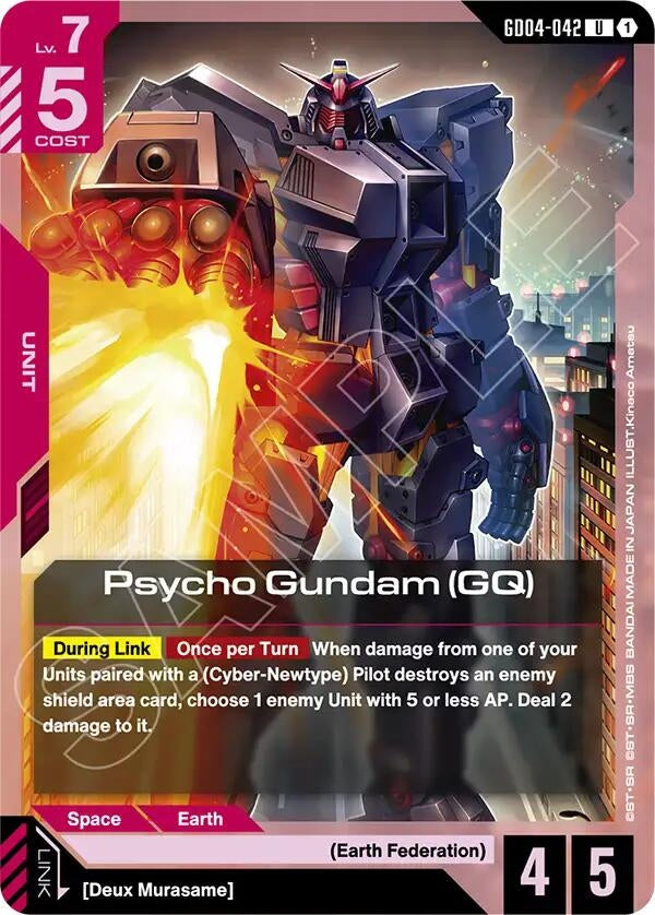 Image for Psycho Gundam (GQ) (GD04-042) (Phantom Aria) (GD04) - Gundam Card Game