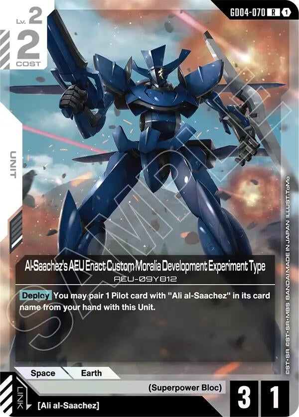 Al-Saachez's AEU Enact Custom Moralia Development Experiment Type (GD04-070) (Phantom Aria)