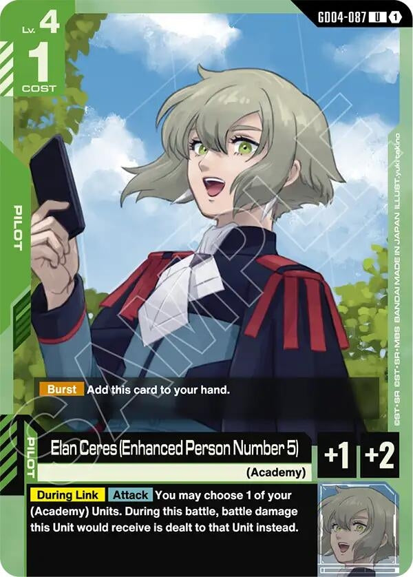 Image for Elan Ceres (Enhanced Person Number 5) (GD04-087) (Phantom Aria) (GD04) - Gundam Card Game