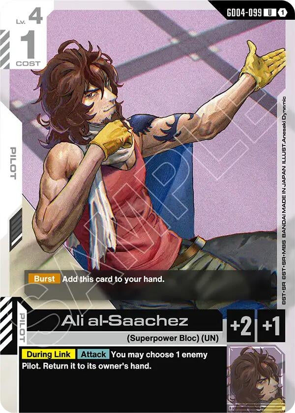 Image for Ali al-Saachez (GD04-099) (Phantom Aria) (GD04) - Gundam Card Game