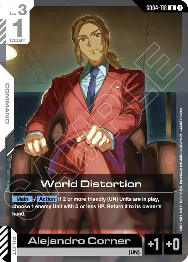 Image for World Distortion (GD04-118) (Phantom Aria) (GD04) - Gundam Card Game