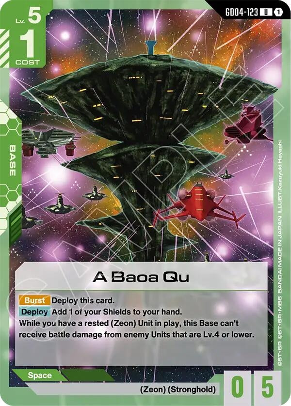 Image for A Baoa Qu (GD04-123) (Phantom Aria) (GD04) - Gundam Card Game