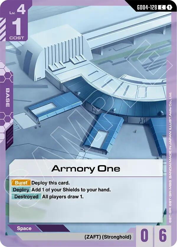 Image for Armory One (GD04-128) (Phantom Aria) (GD04) - Gundam Card Game