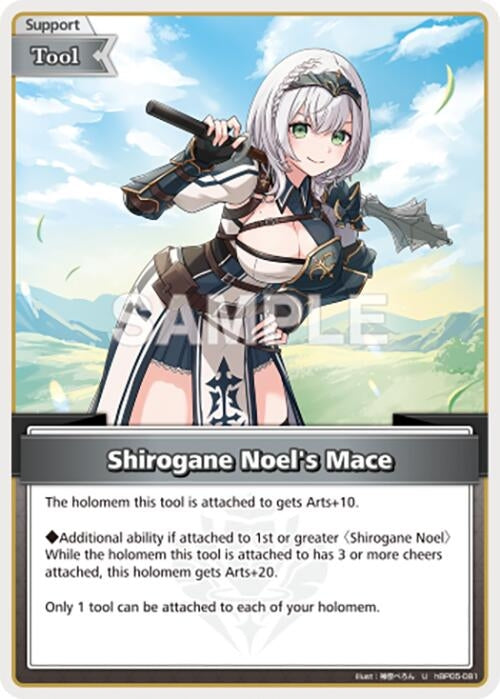 Image for Shirogane Noel's Mace (U) (hBP05-081) (Enchant Regalia) (HBP05E) - Hololive