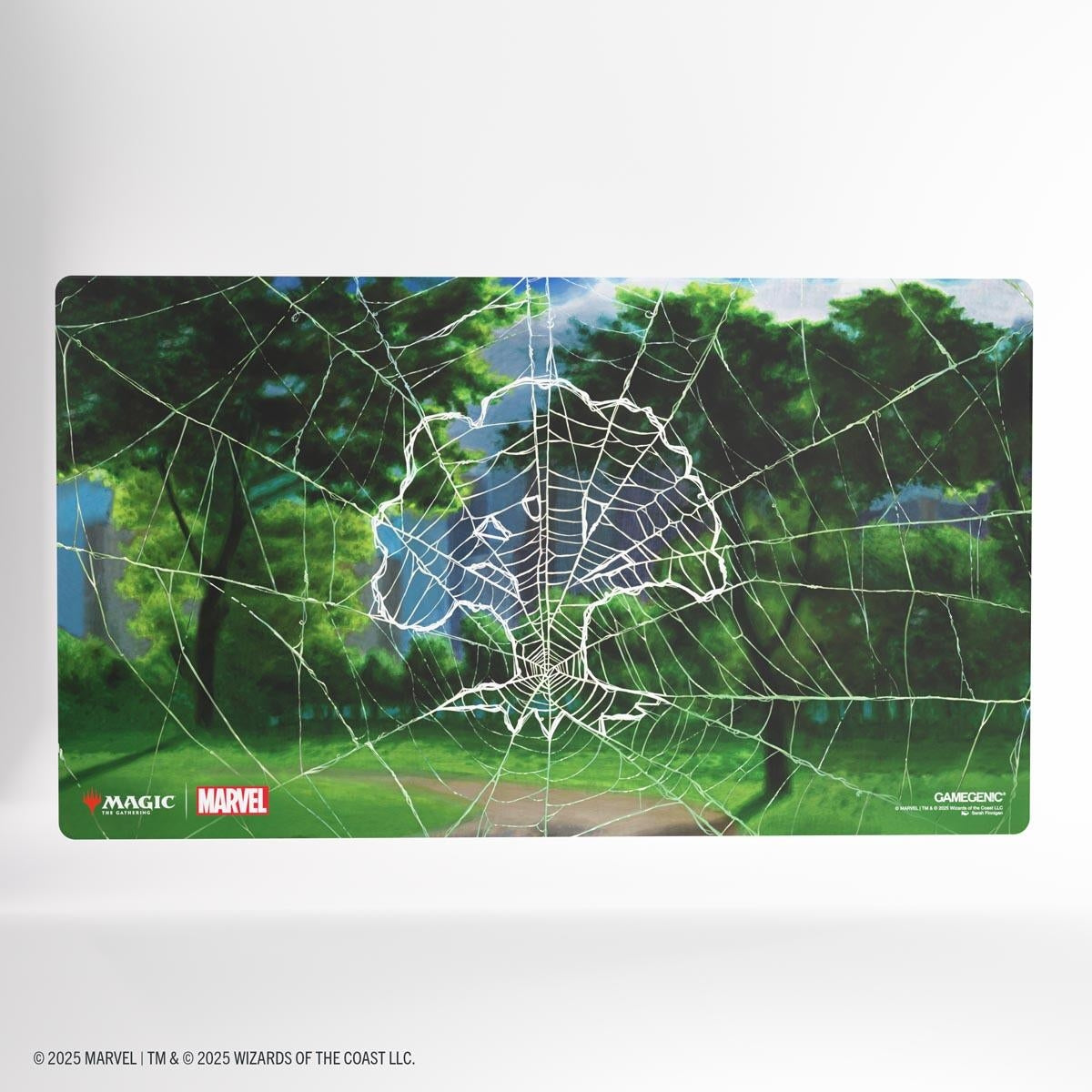 Image for Magic: The Gathering Marvel's Spider-Man Shiny Playmat - Spider-Man Forest - Playmats