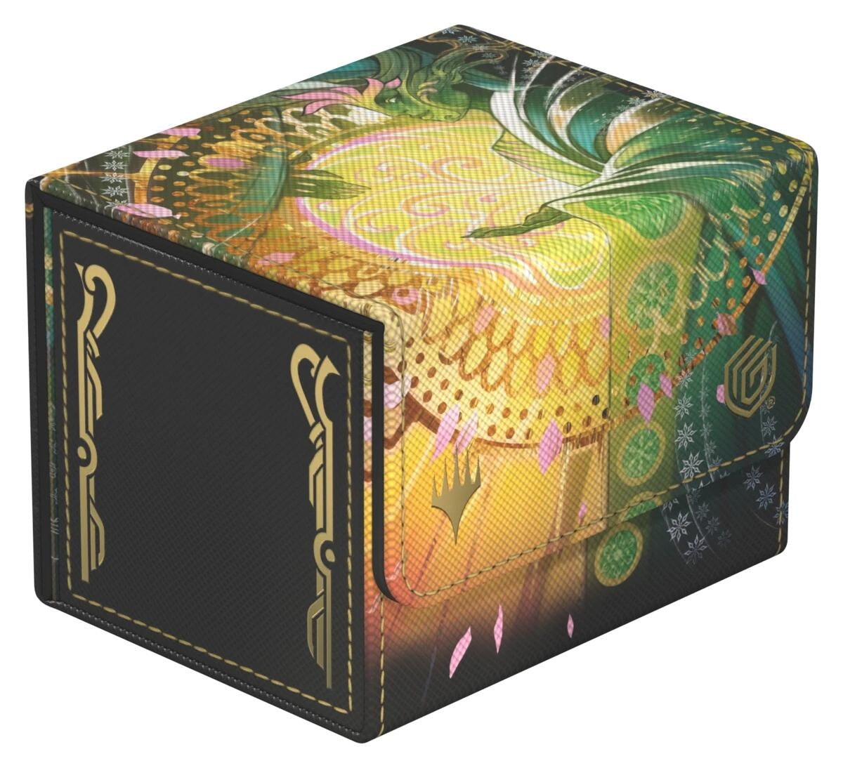 Image for Magic: The Gathering Secrets of Strixhaven - Sidewinder 100+ Xenoskin Deck Box - Veil of Summer - Deck Boxes