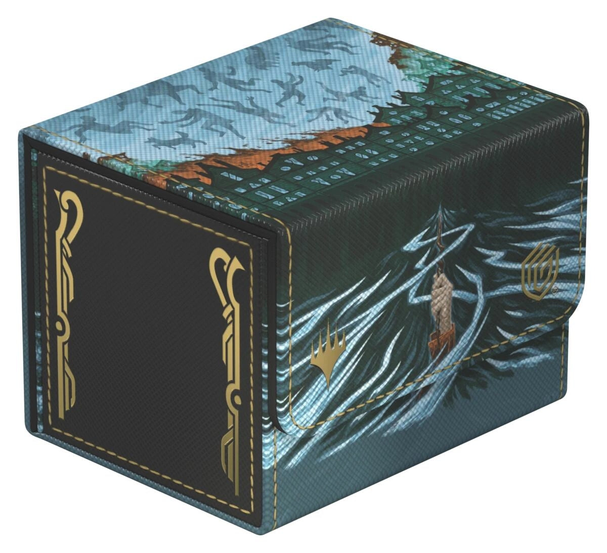 Image for Magic: The Gathering Secrets of Strixhaven - Sidewinder 100+ Xenoskin Deck Box - Cyclonic Rift - Deck Boxes