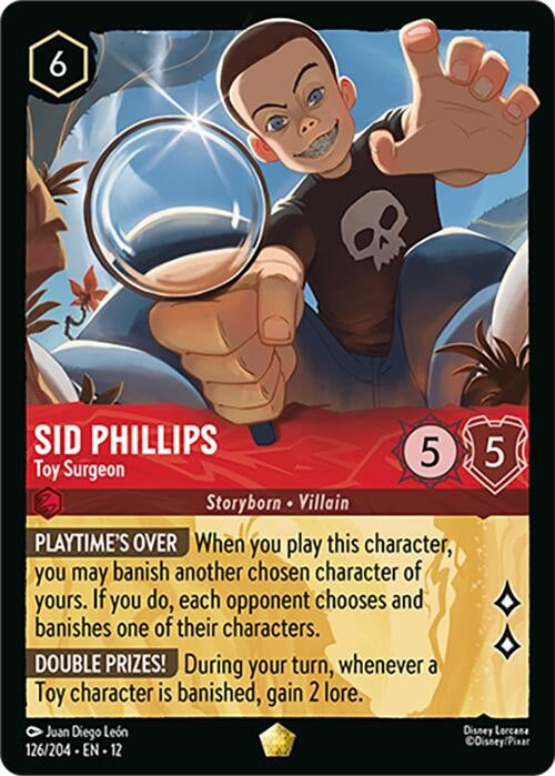 Image for Sid Phillips - Toy Surgeon (126/204) (Wilds Unknown) (12) - Disney Lorcana